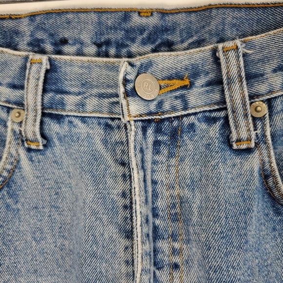 Vintage Polo Ralph Lauren High Rise Blue Jeans - Picture 5 of 11